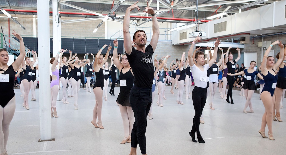 Matthew Prescott of Joffrey Ballet School at VDF. Photo by Belinda Strodder.