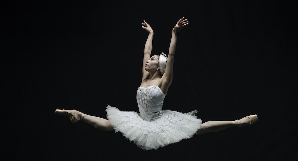 RNZB's Mayu Tanigaito in 'Swan Lake'. Photo by Ross Brown.