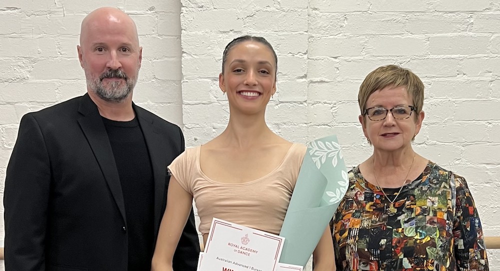 Winner Tahlia Szumowski. Photo courtesy of Royal Academy of Dance Australia.