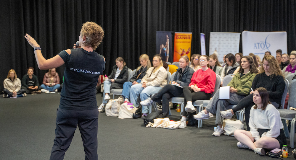 Sally Harrison at Vitality Dance Teacher Conference at VDF24. Credit Deb Cantoni.