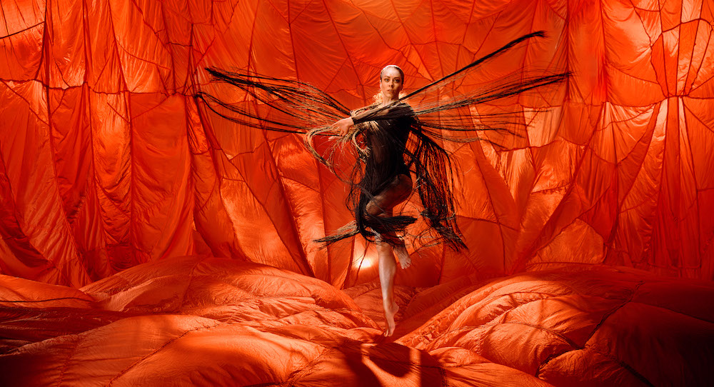 Ballardung Noongar dancer Courtney Radford. Photo by Daniel Boud.