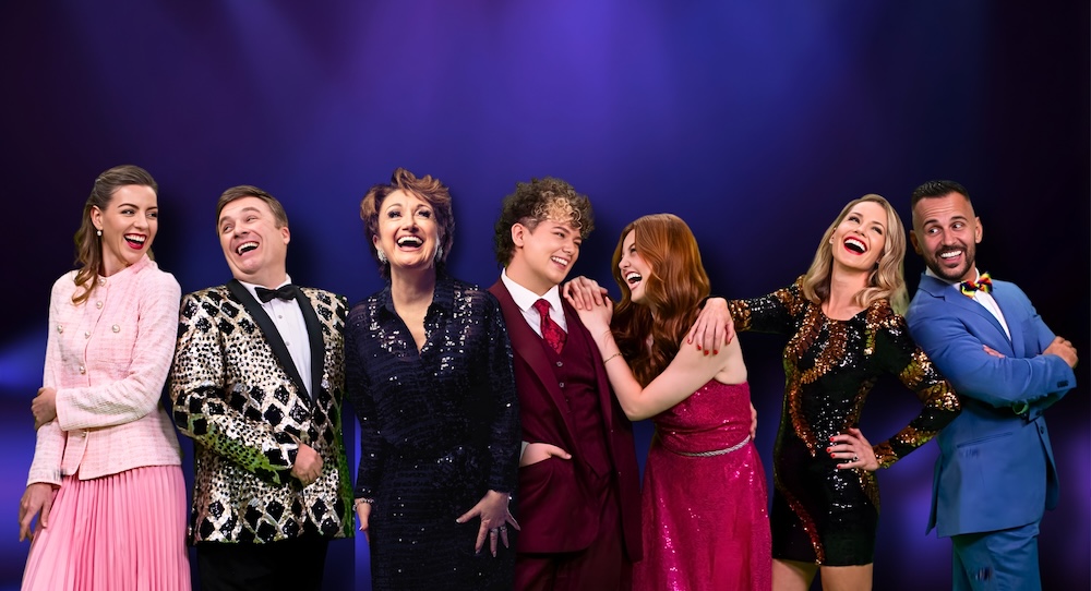 The cast of 'The Prom.' Photo by Suzanne Gately.