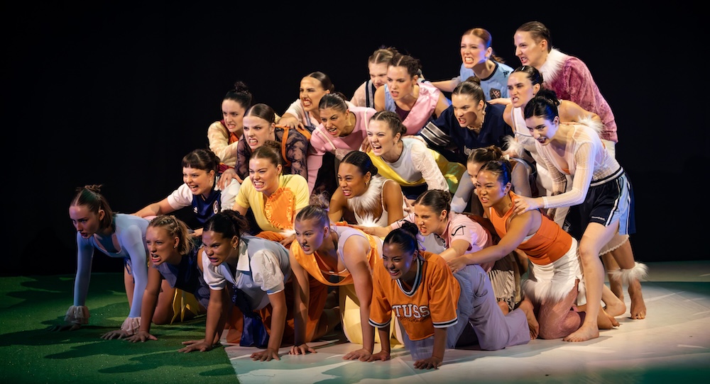 Sydney Dance Company's PPY 2025 in Emma Harrison's 'Top Dog.' Photo by Daniel Boud.