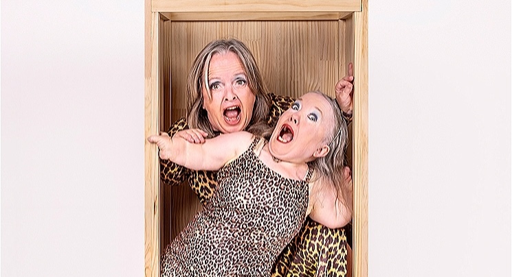 Emma J Hawkins and Leisa Prowd's 'Exhibit.' Photo by Darren Gill.