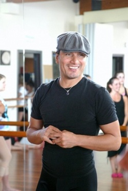 Broadway dance class, David Marquez